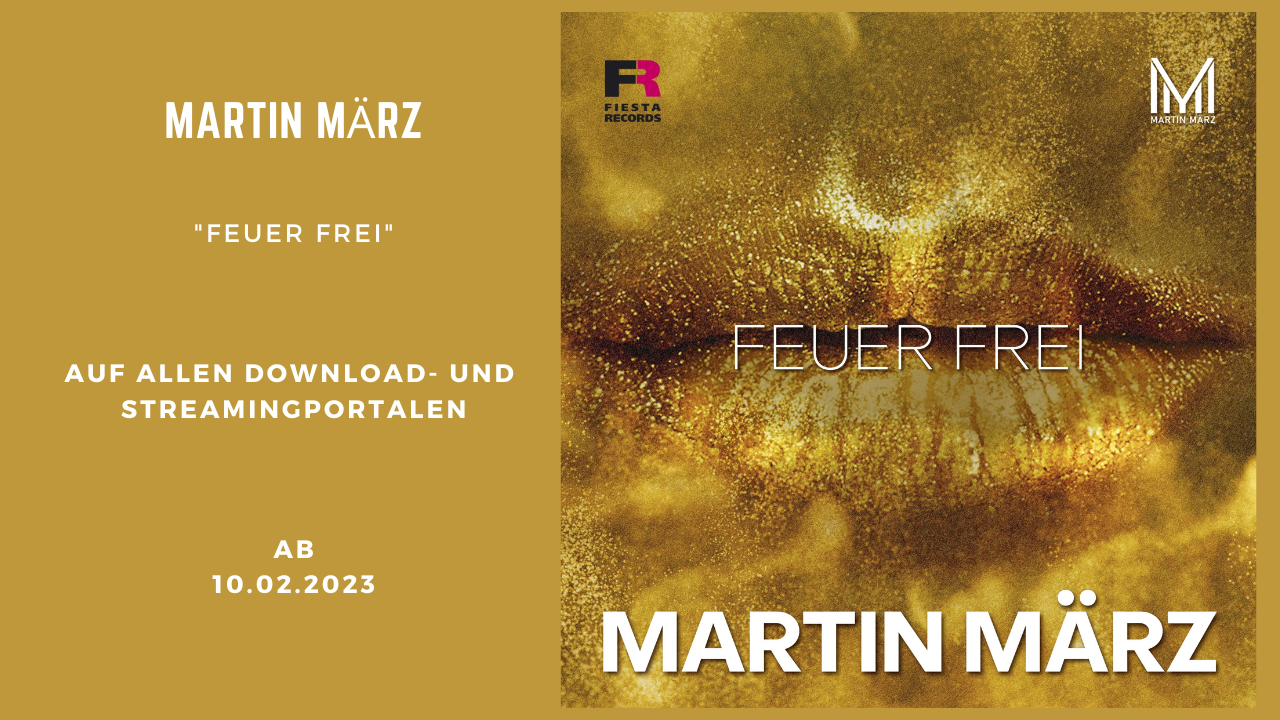Direkt, selbstbewusst und voller Lust präsentiert der Sänger und Entertainer Martin März seinen neuen Song