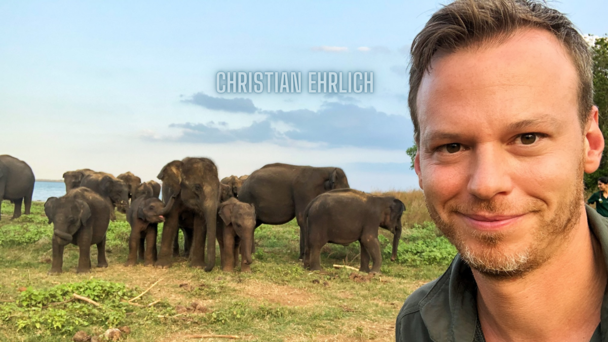 Christian Ehrlich ist Tierfilmer, Produzent und Tier-Experte im TV und exklusiv nur hier: Das HAUTNAH-VIDEO INTERVIEW