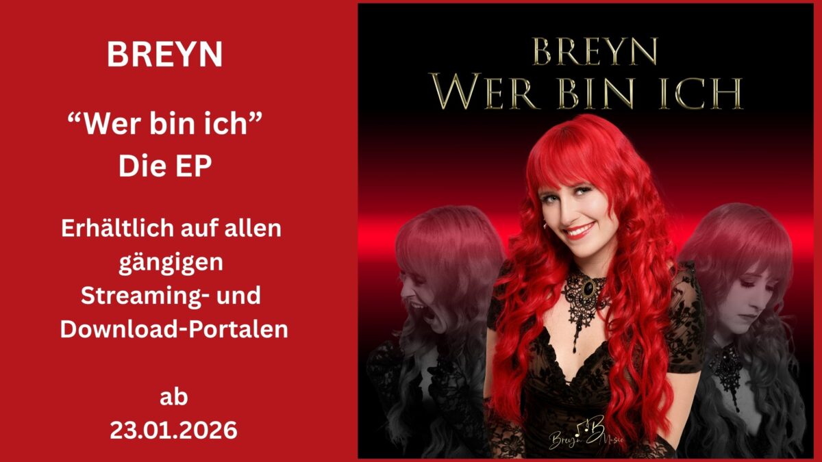 Emotionale Ehrlichkeit trifft deutschen Pop. BREYN veröffentlicht ihre neue EP „Wer bin ich“