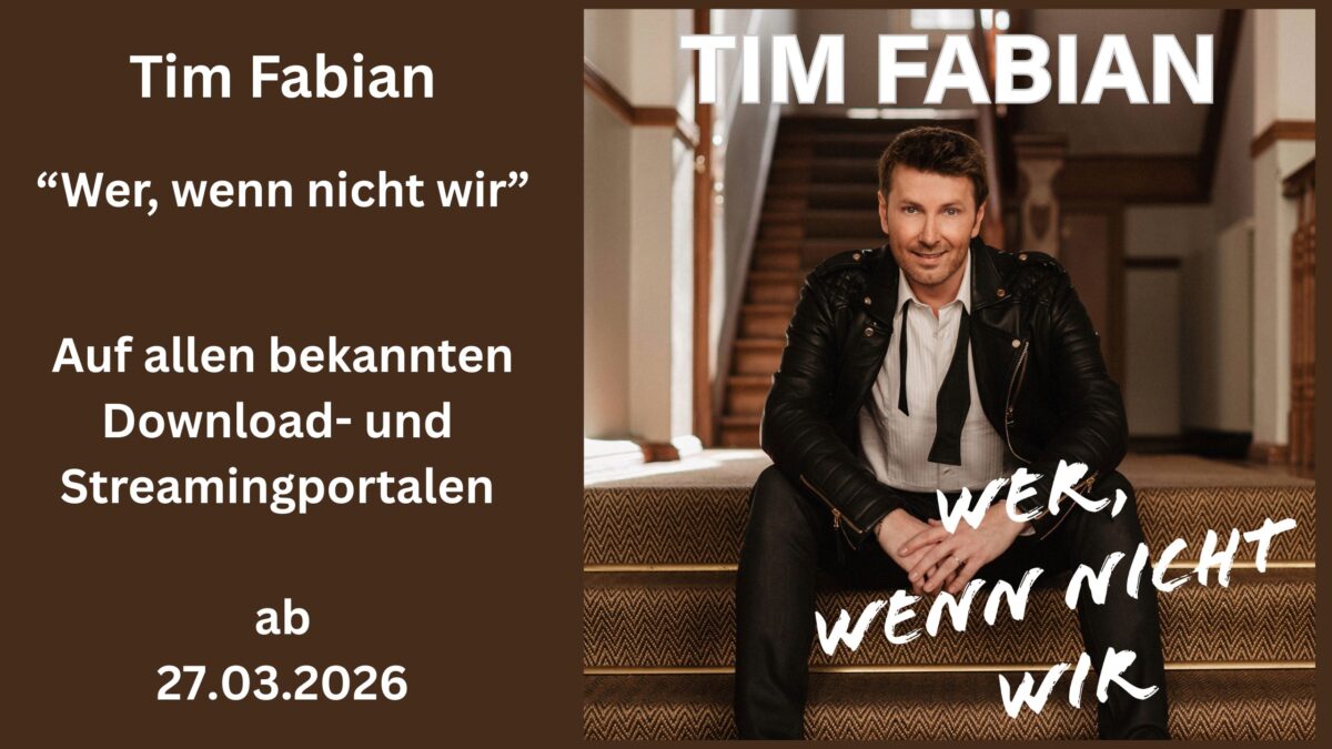 Zeit, Distanz, Vertrauen – Tim Fabian feiert die Freundschaft mit neuer Single