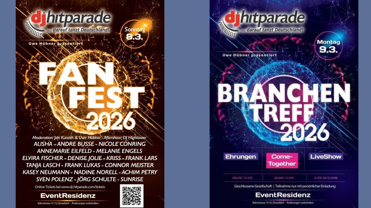 Zwei Tage voller Musik, Begegnungen und großer Emotionen zum 18. Geburtstag „dj-hitparade“ sorgt erneut für Superlative