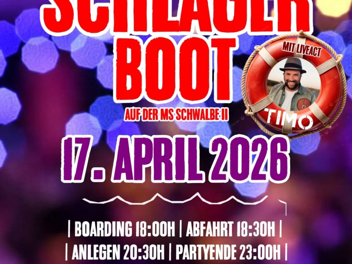 Schlager, Sonne und Seeluft – Das Schlagerboot auf dem Kemnader Stausee begeistert auf ganzer Linie