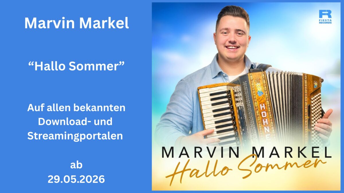 „Hallo Sommer“ – Marvin Markel liefert den Soundtrack für Herzklopfen, Sonnenstrahlen und neue Gefühle
