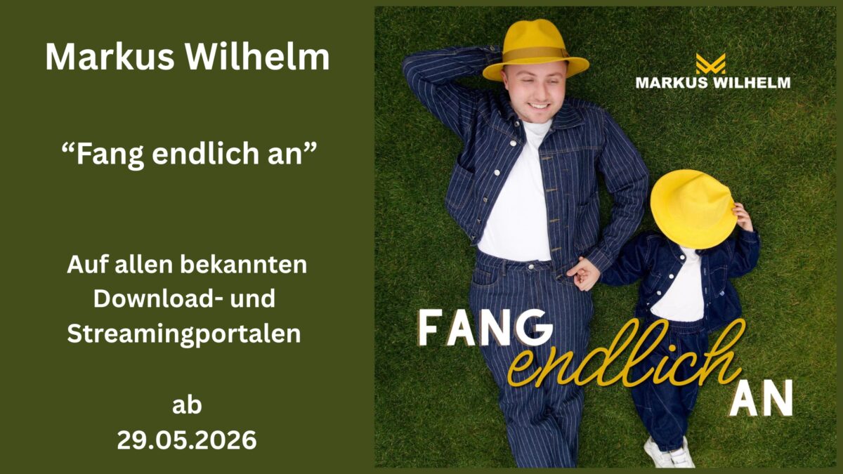 Vom kleinen Dorf auf die große Bühne. Mit „Fang endlich an“ erfüllt sich ein Künstler seinen Herzenswunsch