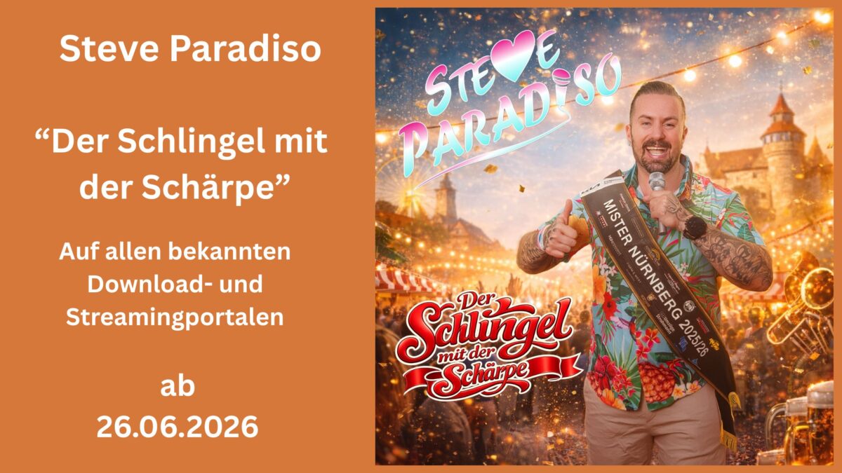 Vom Schlagerfan zum Künstler: Steve Paradiso erfüllt sich einen Lebenstraum