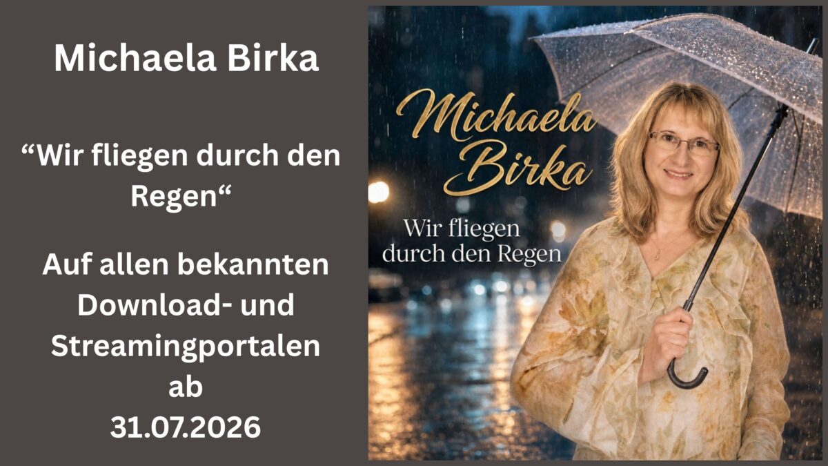 Doppelter Grund zum Feiern: Michaela Birka veröffentlicht „Wir fliegen durch den Regen“
