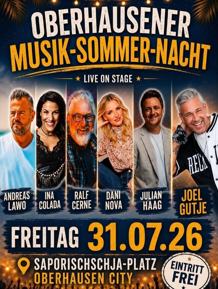 Sommerliche Stimmung auf dem Saporischschja-Platz