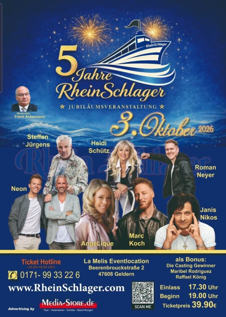 5 Jahre RheinSchlager – ein Jubiläum voller Schlager, Emotionen und bester Stimmung