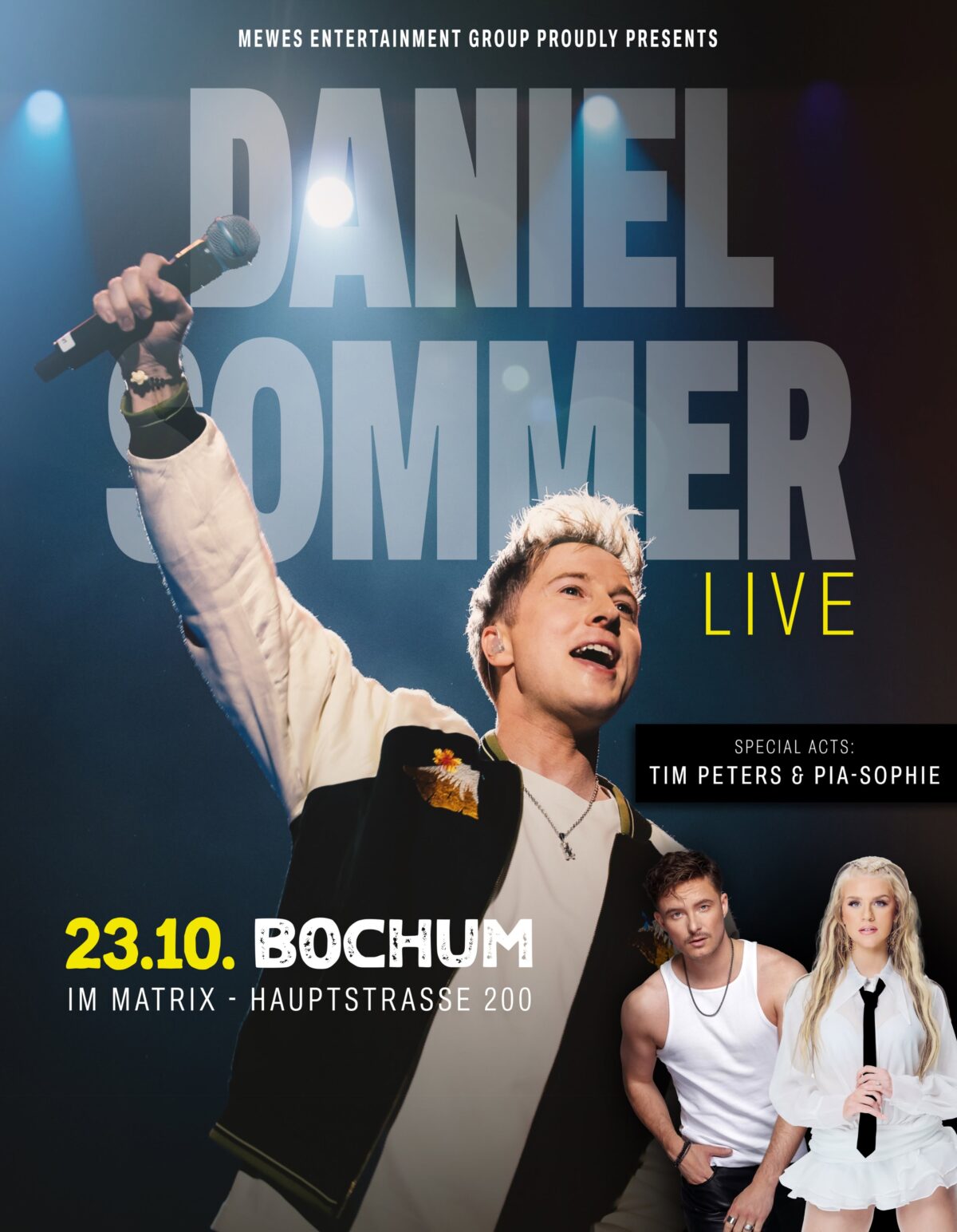 Daniel Sommer live in Bochum – Ein Abend voller Schlager, Emotionen und unvergesslicher Momente