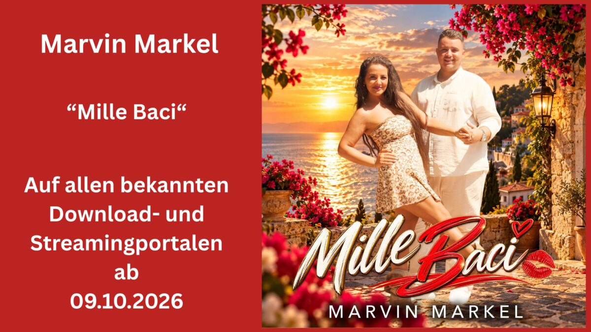 Marvin Markel bringt mit „Mille Baci“ italienisches Lebensgefühl in den Herbst